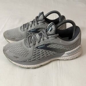 Brooks Adrenaline GTS 21 Women's Sneakers Size 8 B Gray Gym CrossFit Trail Shoes